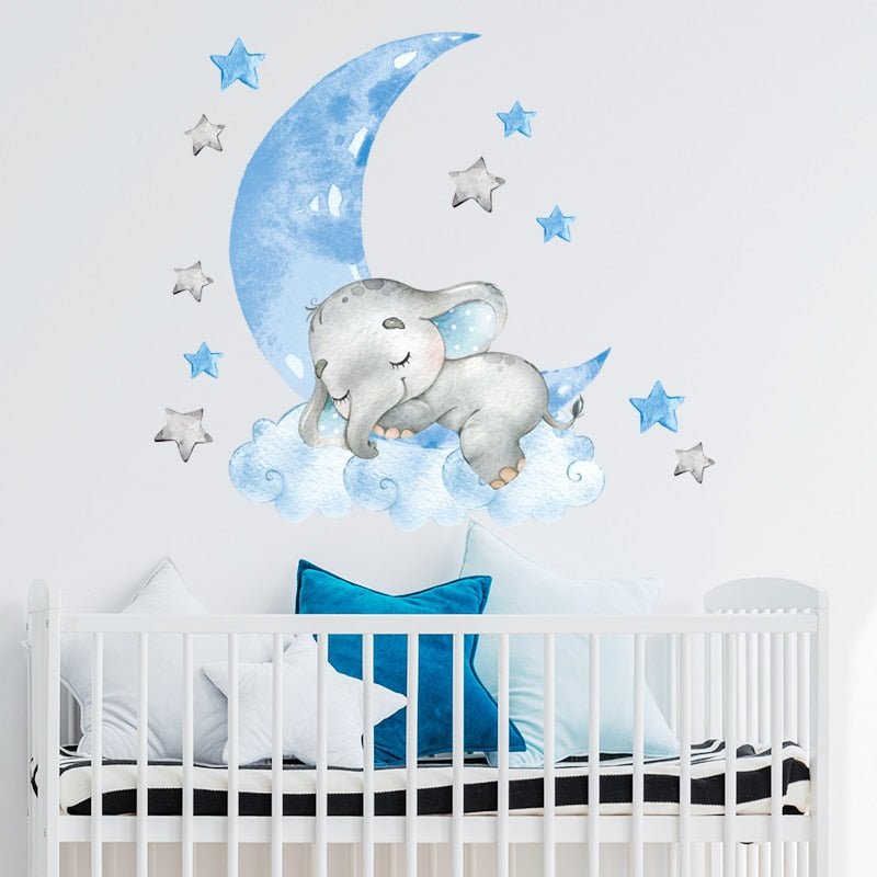 BabyElephant™ - Autocollants muraux pour chambre de bébé | bébé - Mommy & Me