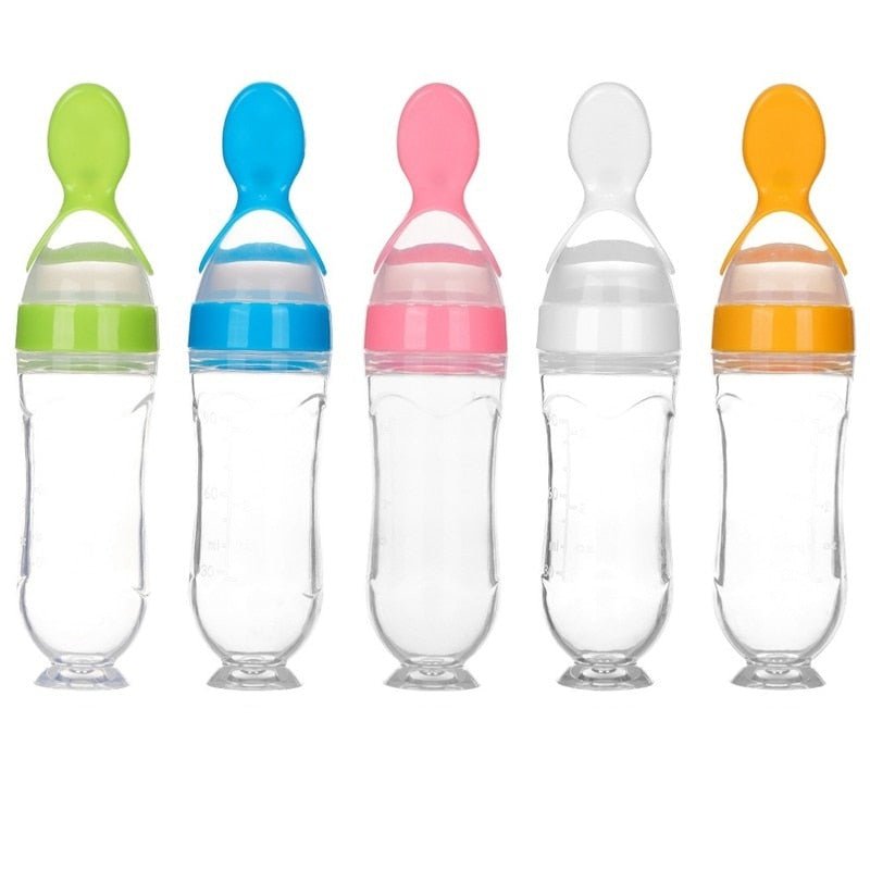 Biberon avec cuillère pour nouveau - né | EasyBottle™ - Mommy & Me