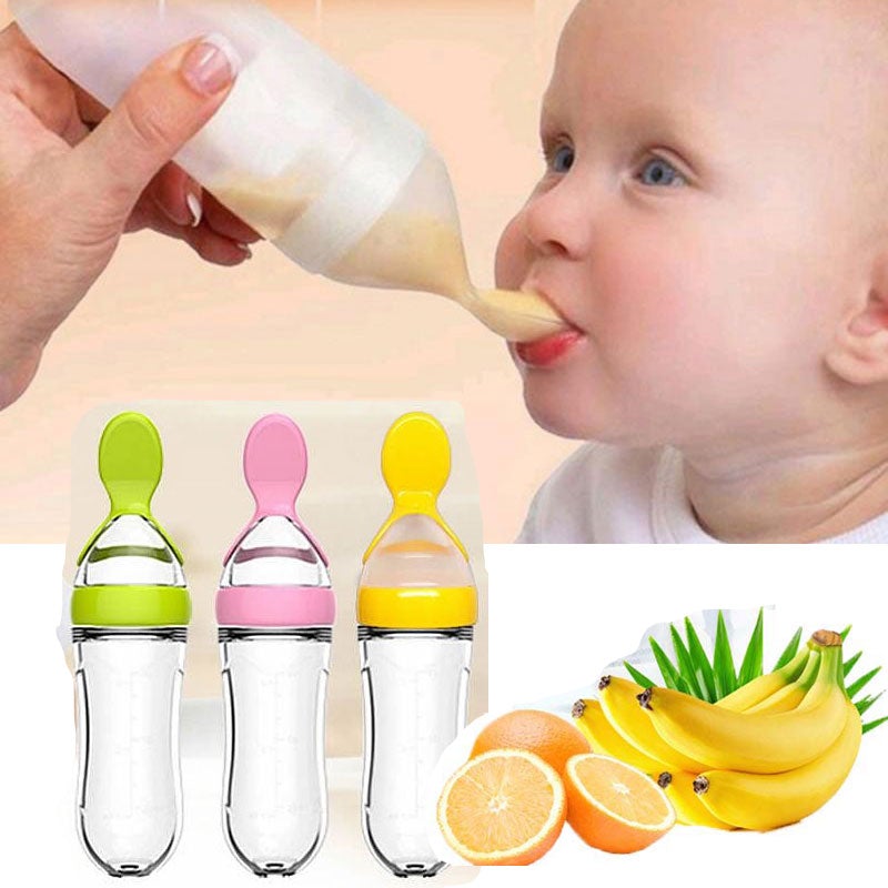 Biberon avec cuillère pour nouveau - né | EasyBottle™ - Mommy & Me