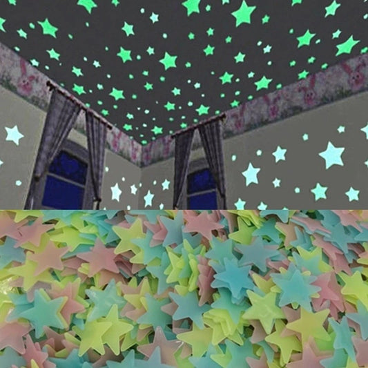 DarkStars™ - Étoiles 3D scintillantes dans la nuit | bébé - Mommy & Me