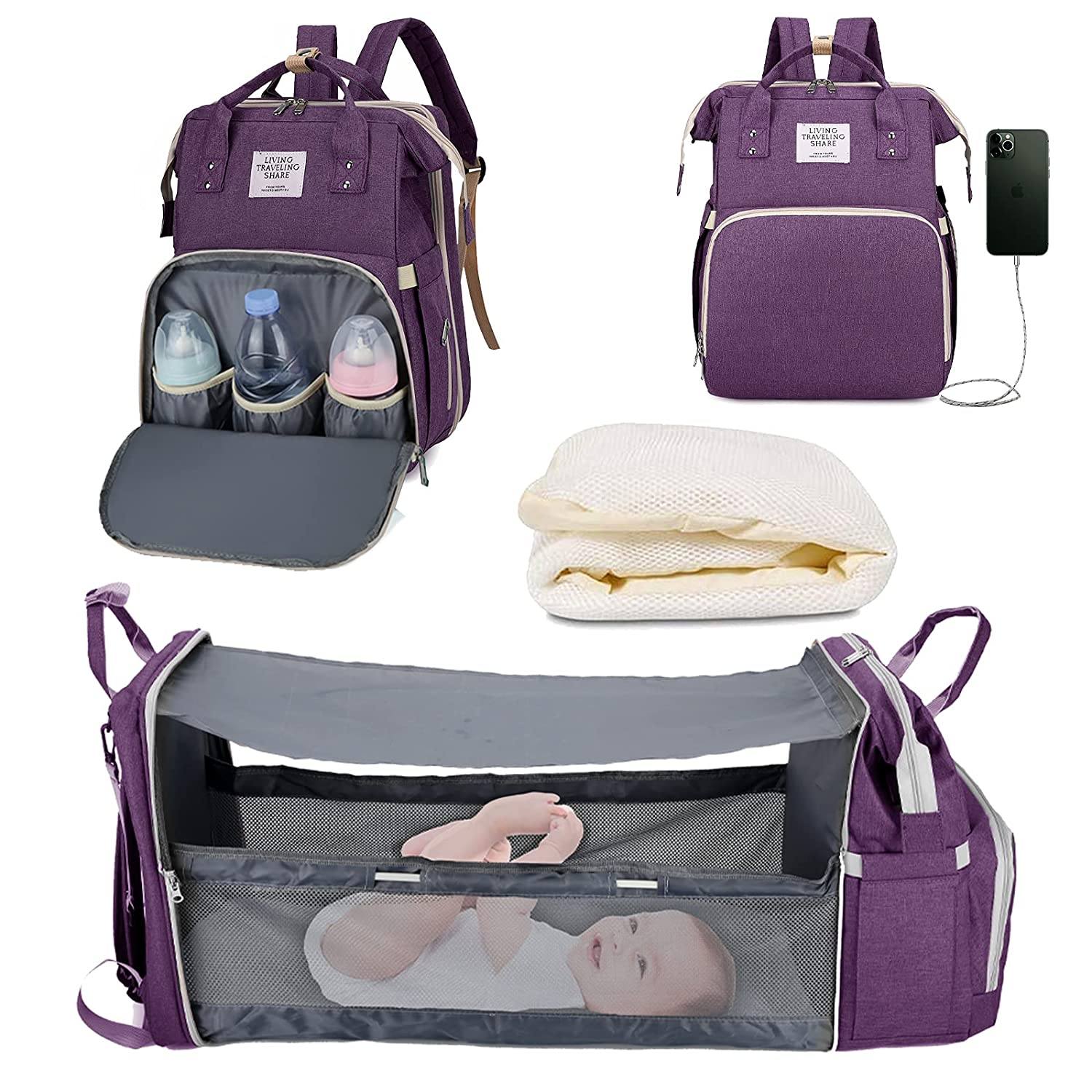 Sac à langer portatif | Berceau de voyage BabyNappy™ - Mommy & Me