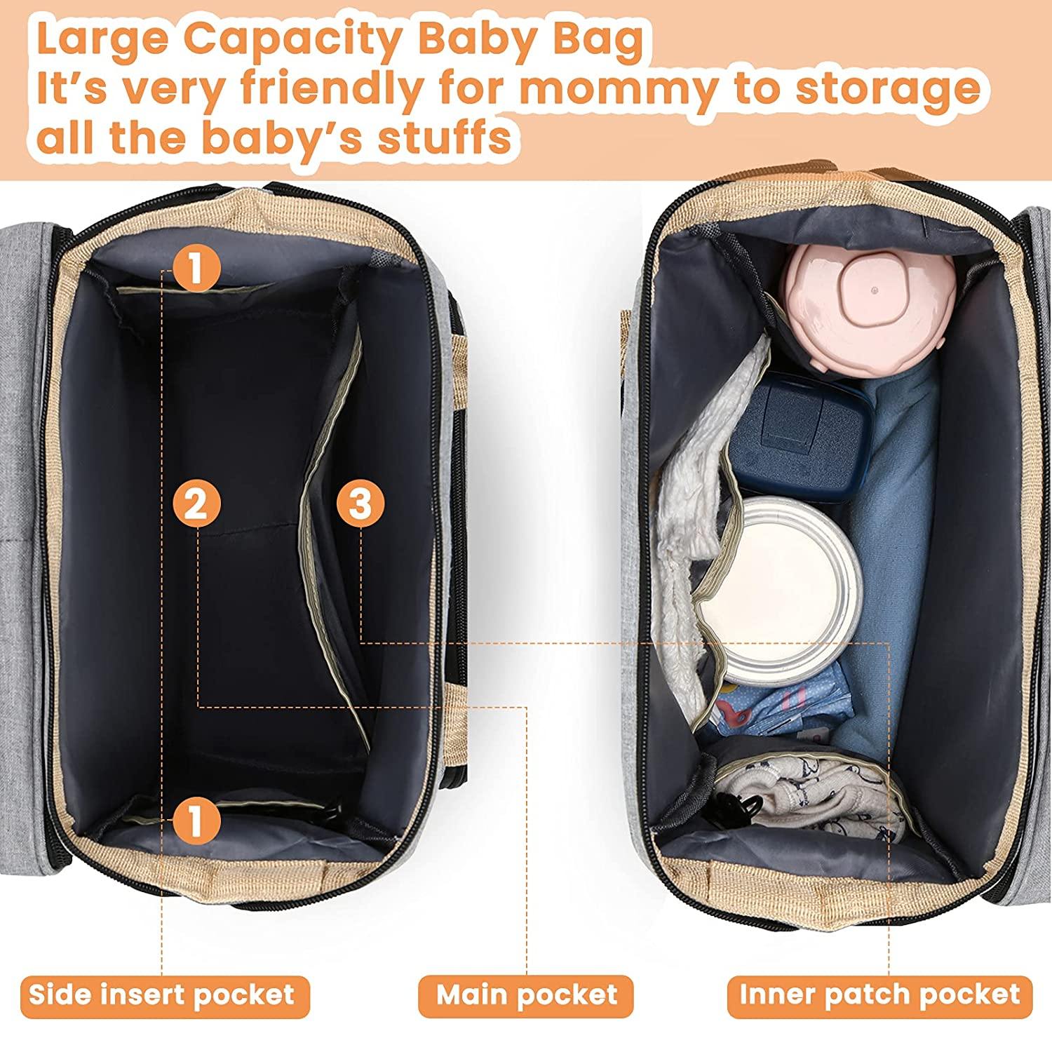 Sac à langer portatif | Berceau de voyage BabyNappy™ - Mommy & Me