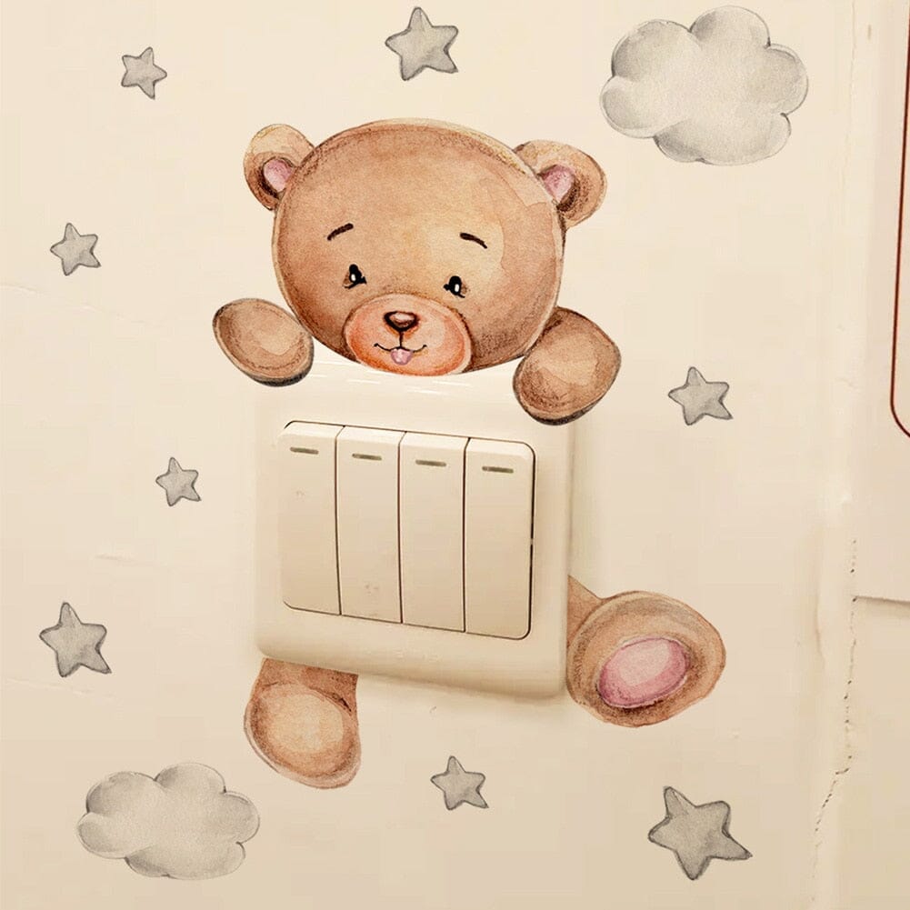 Stickybear™ - Sticker ourson décoratif | Chambre d'enfants - Mommy & Me