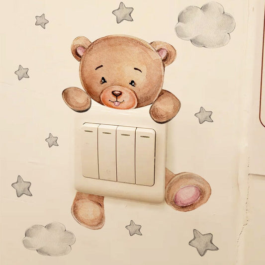 Stickybear™ - Sticker ourson décoratif | Chambre d'enfants - Mommy & Me