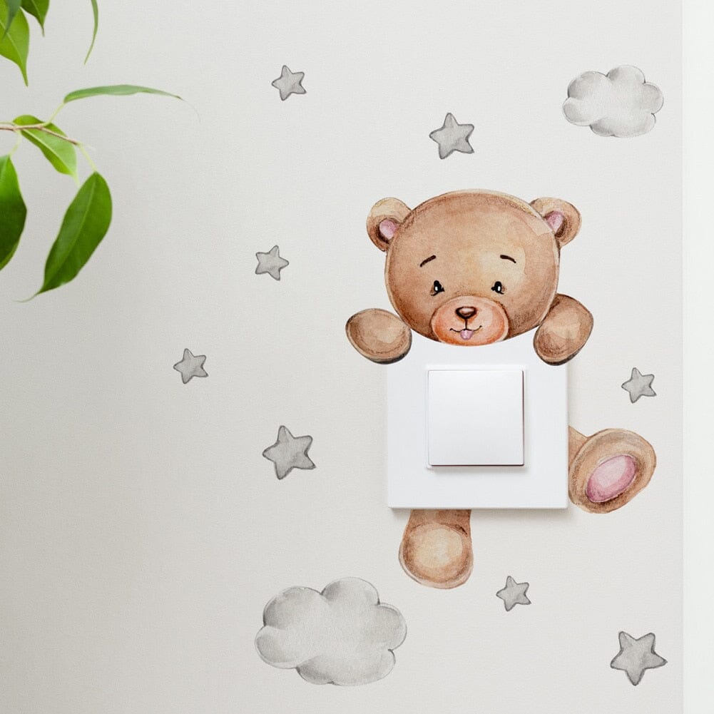 Stickybear™ - Sticker ourson décoratif | Chambre d'enfants - Mommy & Me