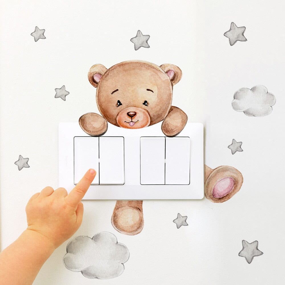 Stickybear™ - Sticker ourson décoratif | Chambre d'enfants - Mommy & Me