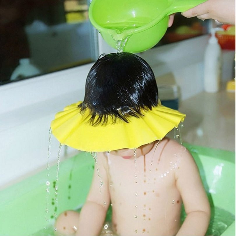 Visière chapeau pour douche bébé I ShampooCap™ - Mommy & Me